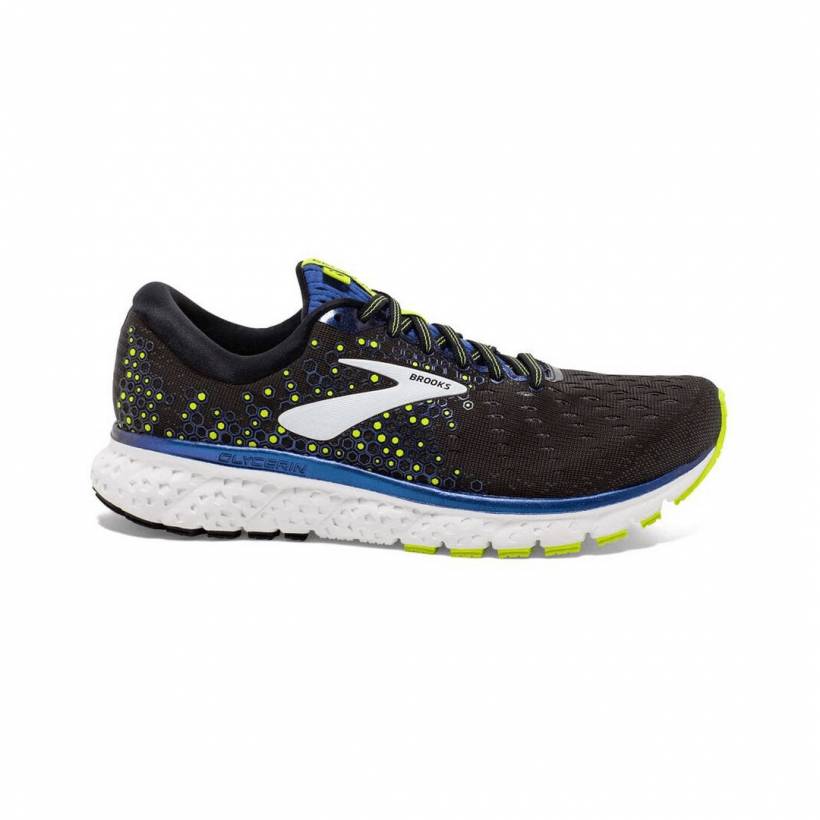 Sapatos Brooks Glicerina 17 Preto Azul Amarelo SS19