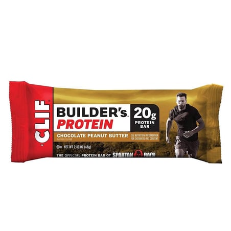 Barra Energética Clif Bar - Construtores Chocolate Manteiga de Amendoim Barras Proteicas - unidade