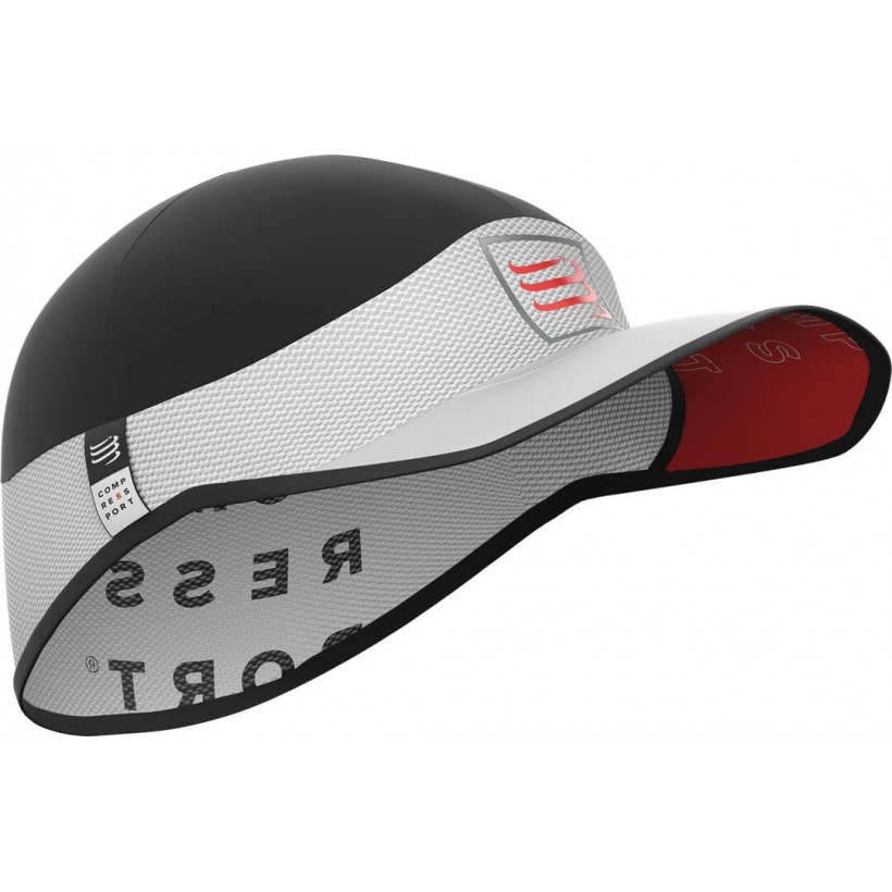 Compressport Pro Racing Ultralight Cap White Black