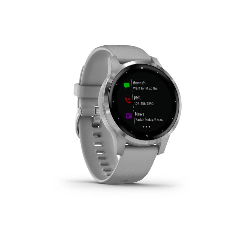 Garmin Vivoactive 4S Grey with silver Hardware