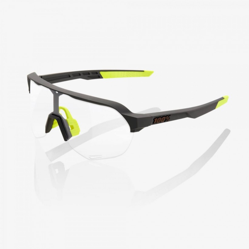 Glasses 100% S2 Soft Tact Cool Gray - Photochromic Lens