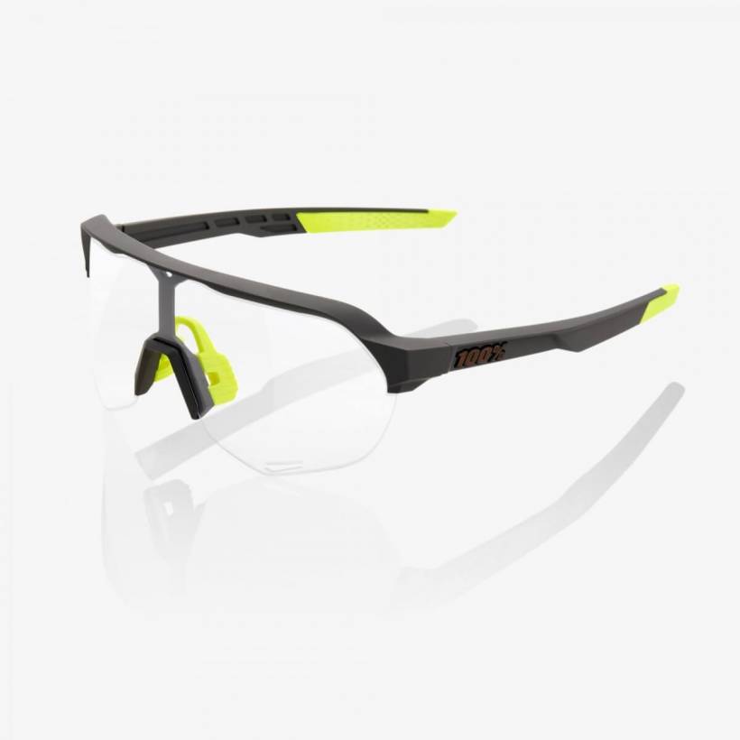 Lunettes 100% S2 Soft Tact Cool Grey - Verre Photochromique