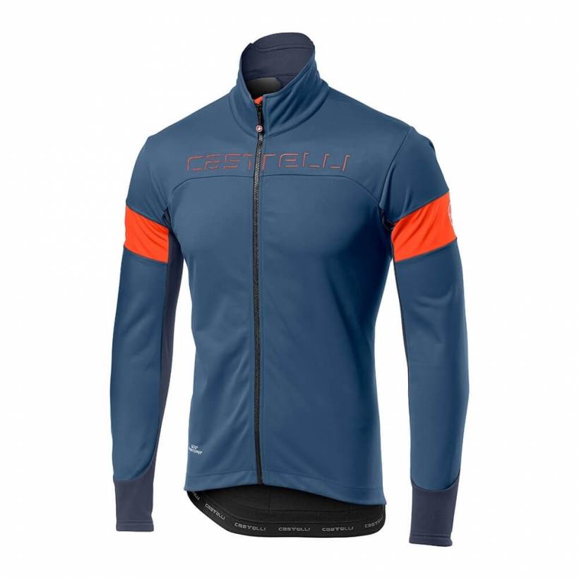 Giubbotto Castelli Transition Grigio Arancio