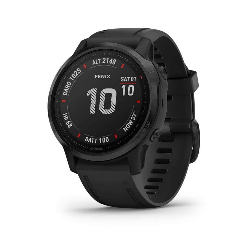 Garmin Fenix 6S Pro Black with Black Strap