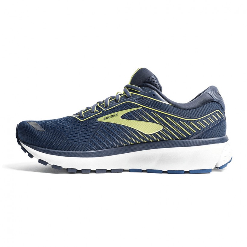 Scarpa da uomo Brooks Ghost 12 Blu Giallo AW19