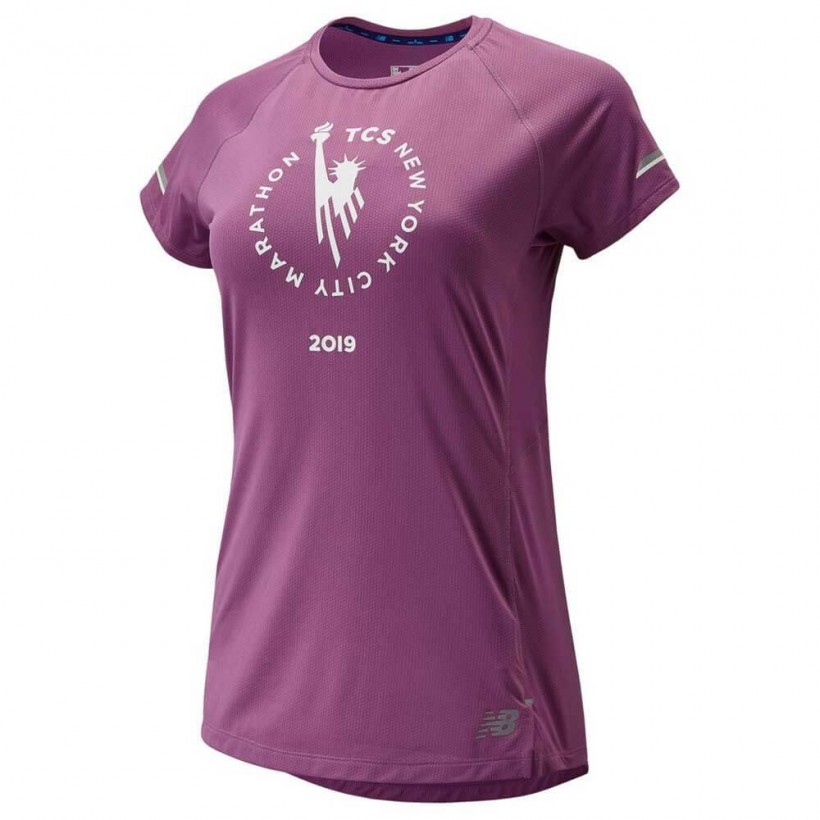 New Balance New York City Marathon ICE Purple Woman Shirt