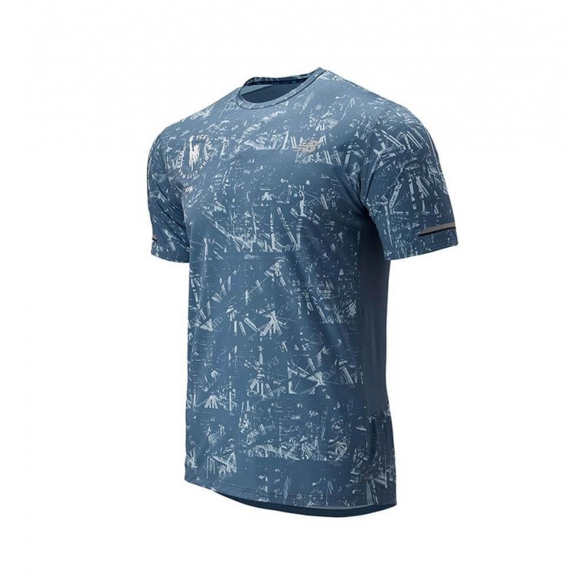 Camiseta New Balance New York City Marat n 2019 ICE Cian Hombre