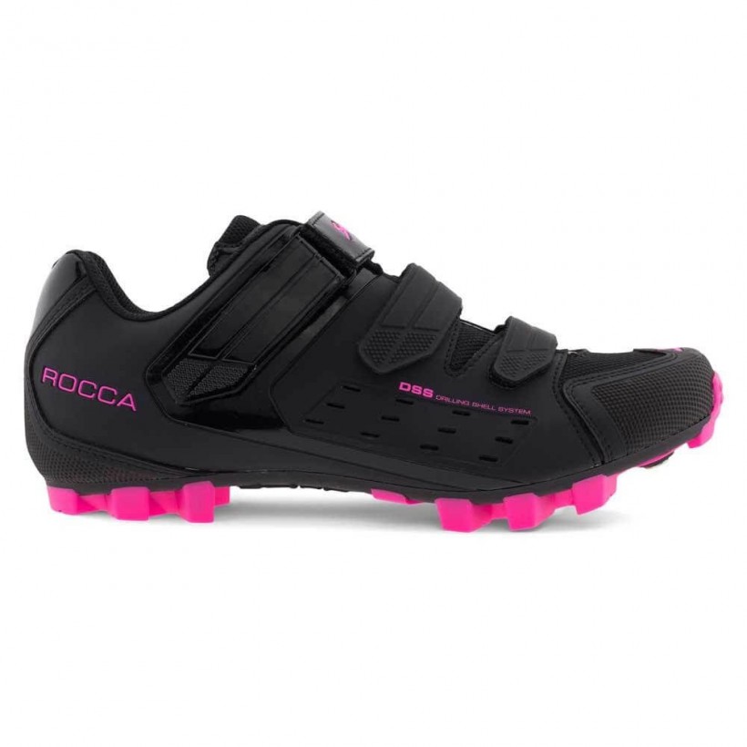 Spiuk Rocca MTB Shoes Matte Black Fuchsia