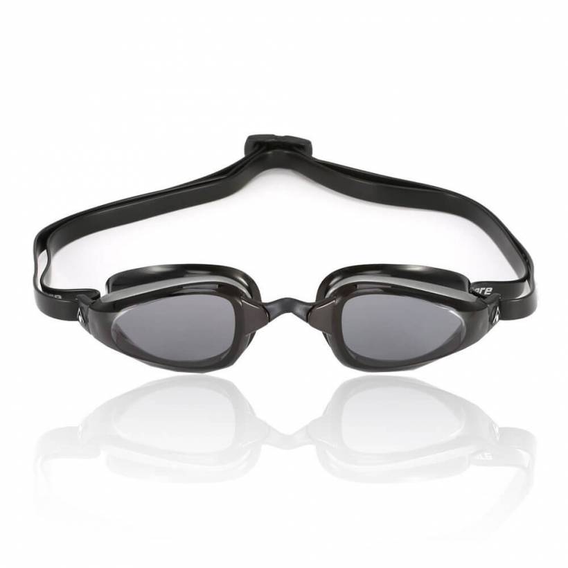 Michael Phelps K180 Okulary pływackie srebrno-czarne przydymione soczewki