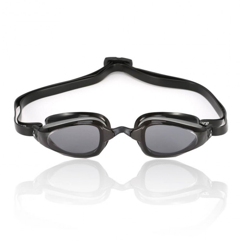 Michael Phelps K180 Schwimmbrille Silber Schwarz Rauchglas