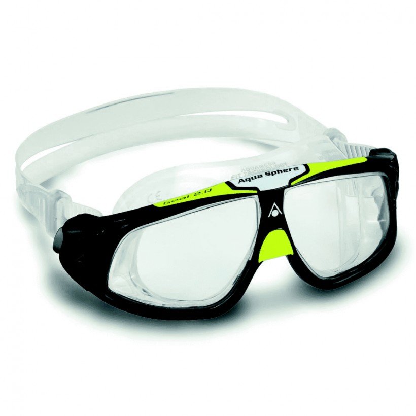 Aqua Sphere Seal 2 Swimming Goggles Black Green