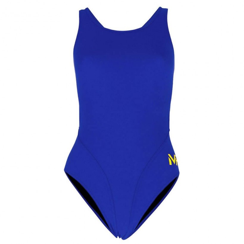 Michael Phelps Comp Back Solid Blue Swimsuit Women