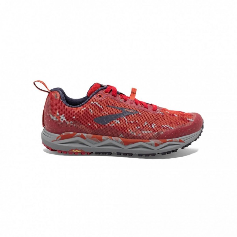 Tênis masculino Brooks Caldera 3 vermelho AW19