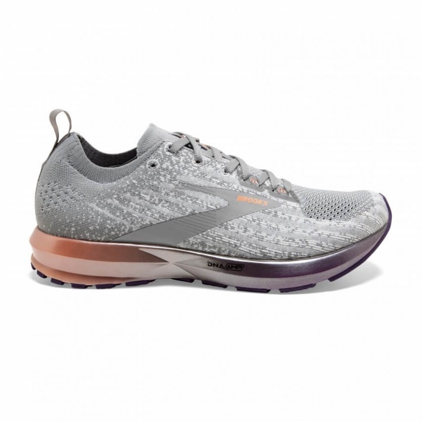 Brooks Levitate 3 Schuhe Grau Weiß Rosa Frauen