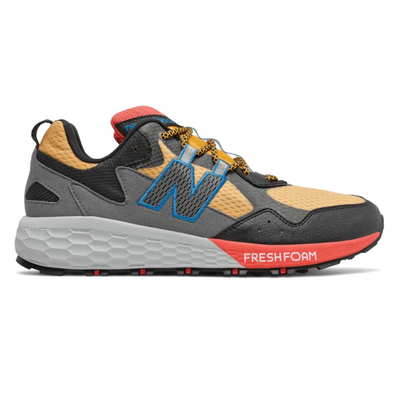 New Balance Crag Trail Fresh Foam Shoes Yellow Gray Black SS20