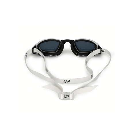 Michael Phelps Xceed Óculos de Natação Branco com lentes espelhadas