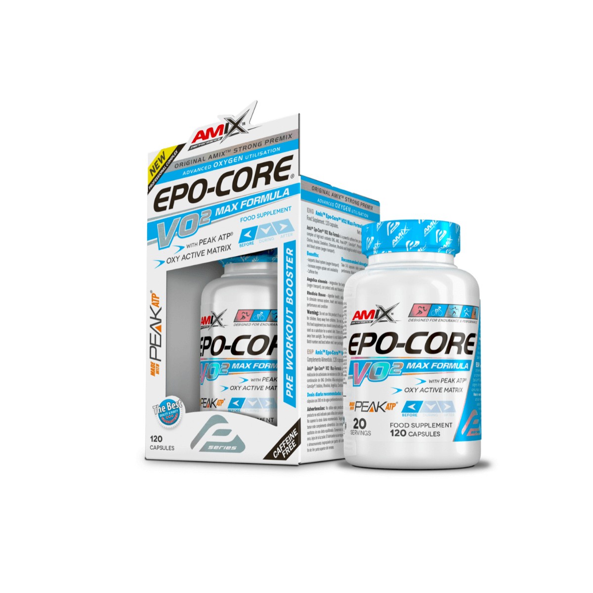 Eine Formel günstig Kaufen-AMIX EPO-CORE Vo2 Max 120 Kapseln. AMIX EPO-CORE Vo2 Max 120 Kapseln <![CDATA[AMIX EPO-CORE Vo2 Max 120 Kapseln Eine exklusive und fortschrittliche Formel, die speziell zur Verbesserung der sportlichen Leistung und des Sauerstofftransports entwickelt wurd