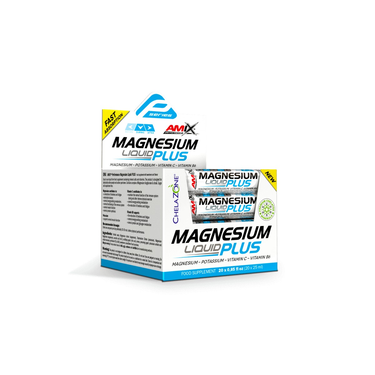 Aqua+Magnesium günstig Kaufen-AMIX MAGNESIUM LIQUID Lemon 20ud x 25ml. AMIX MAGNESIUM LIQUID Lemon 20ud x 25ml <![CDATA[AMIX MAGNESIUM LIQUID Lemon 20ud x 25ml Konzentrierter flüssiger Komplex aus Magnesium und Kalium zusammen mit Vitamin B6 zur Verbesserung seiner Absorption. Ideal 