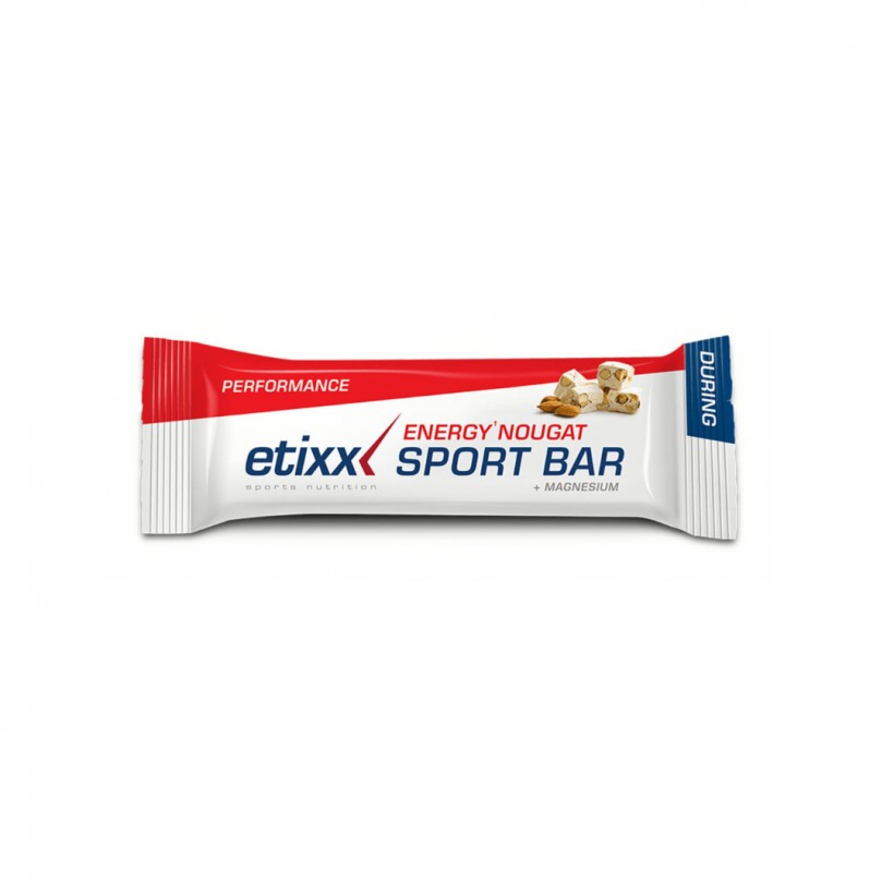 ETIXX Energy Sport Bar 40g de barras energéticas sabor nougat (12 unidades)