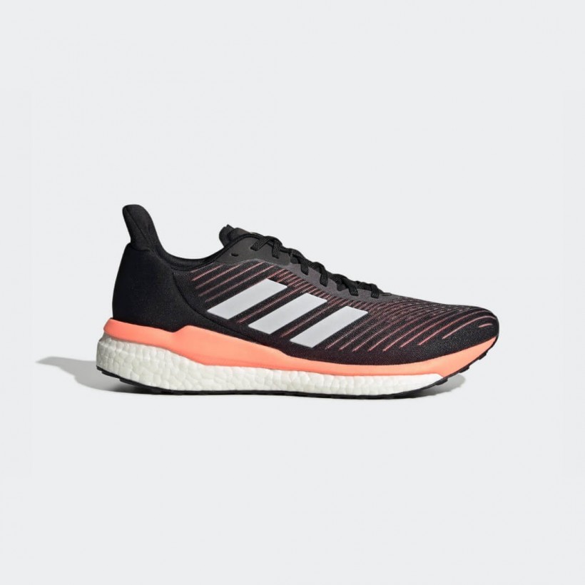 Adidas Solar Drive 19 Black Gray Coral SS20 Men's Running Shoes