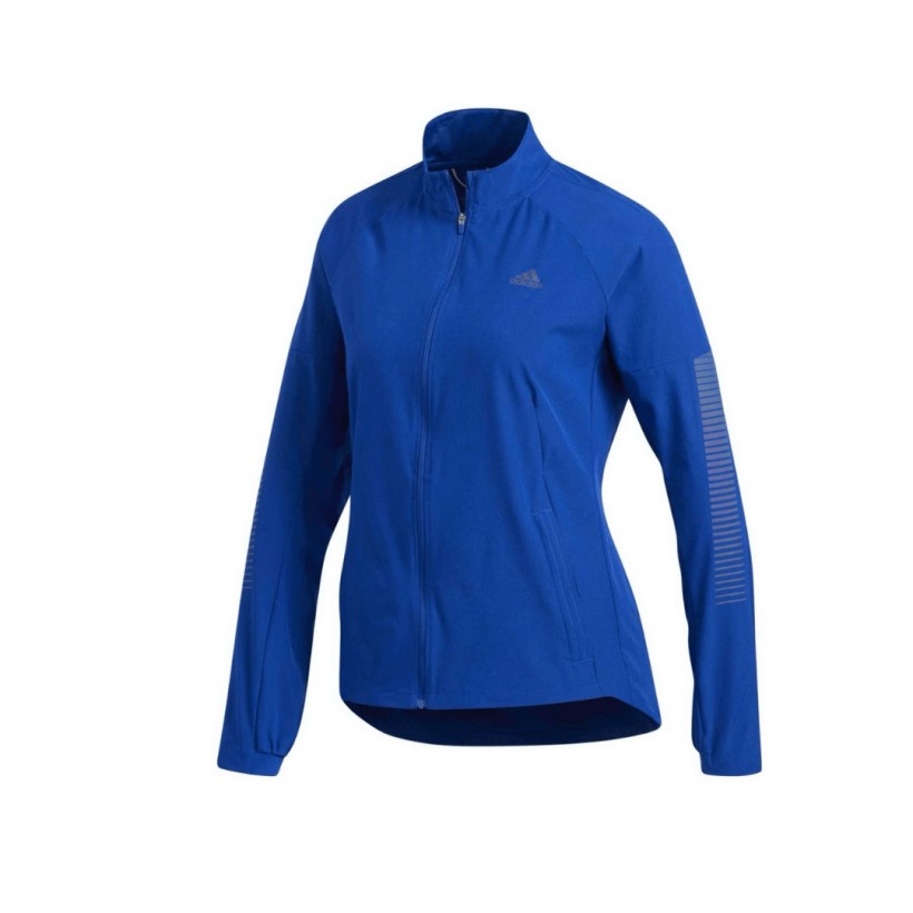 Adidas Running Jacket Blue Woman