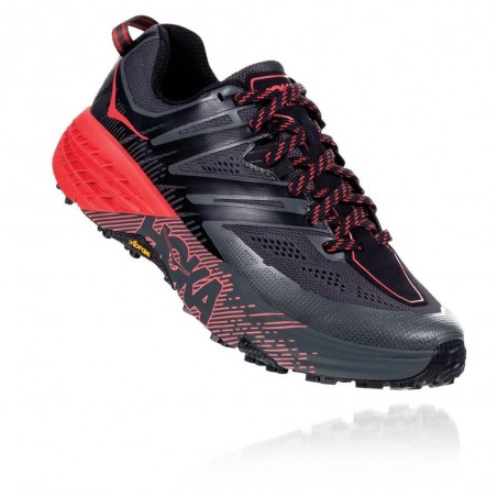 Zapatillas Hoka One One Speedgoat 3 Negro Rojo OI19 Mujer