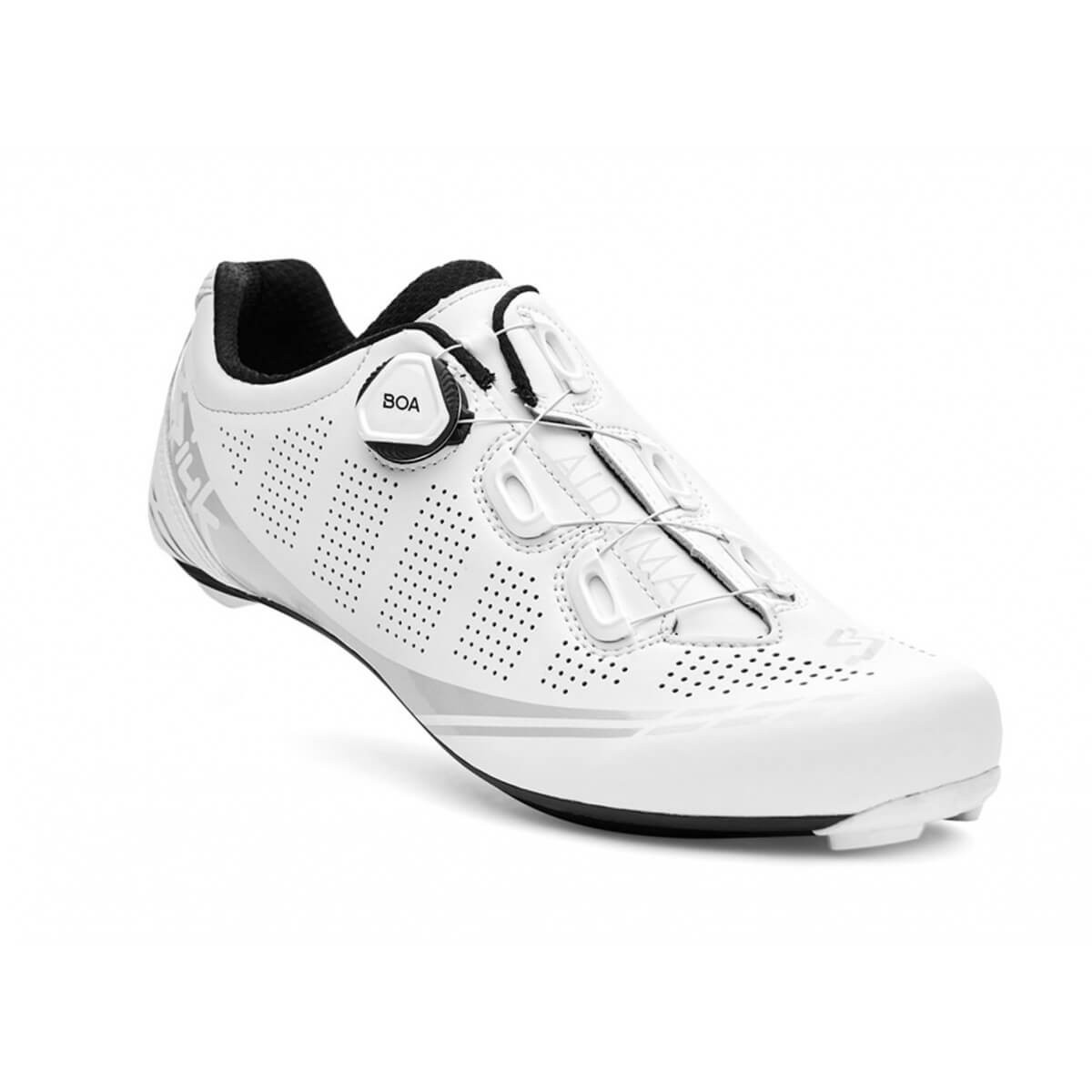 Spiuk Aldama Road Carbon Matt White Shoes, Size 41 - EUR