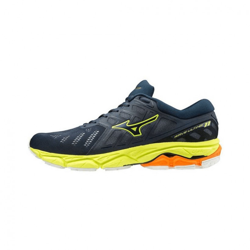 Chaussures Running Mizuno Wave Ultima 11 Bleu Jaune SS20 Homme