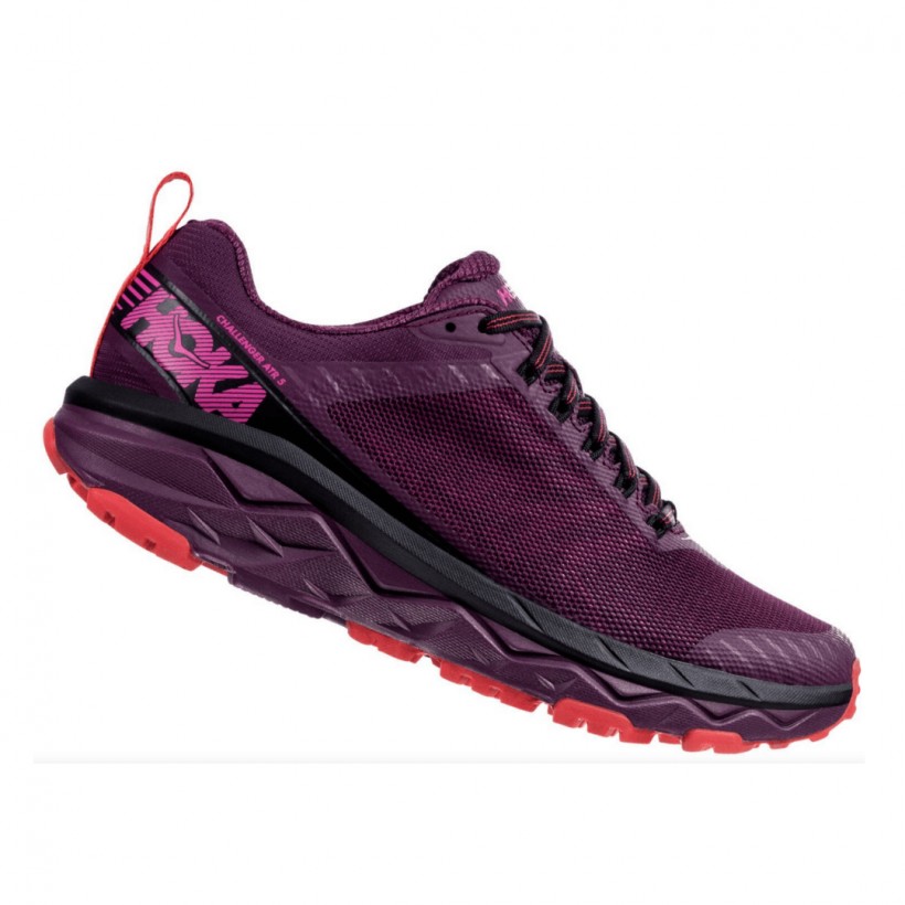 Trail Shoes Hoka One One Challenger ATR 5 Purple AW19 Woman
