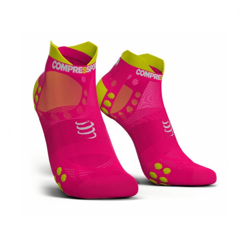 Pro Racing V3 Ultra Light Compressport Pink Socks