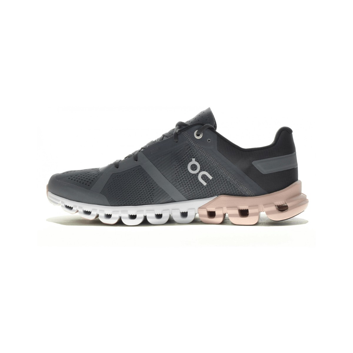 On Cloud Flow Grey Pink Women's Shoes