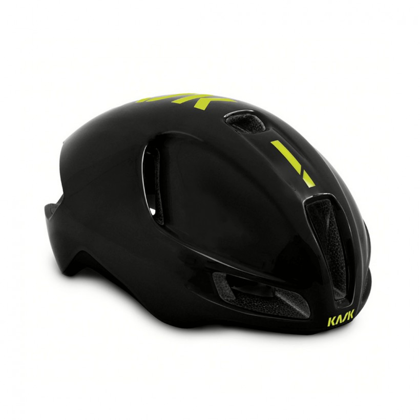 Kask Utopia Helmet Black Yellow Fluo