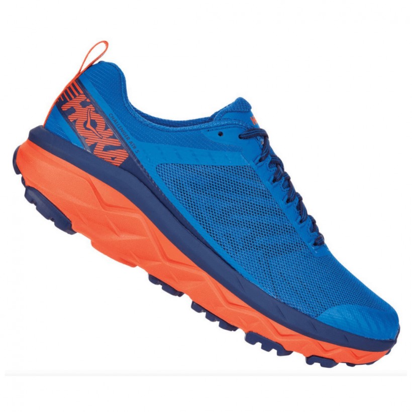 Trail Hoka One One Challenger ATR 5 Blue Orange SS20 Men's Trail Shoes