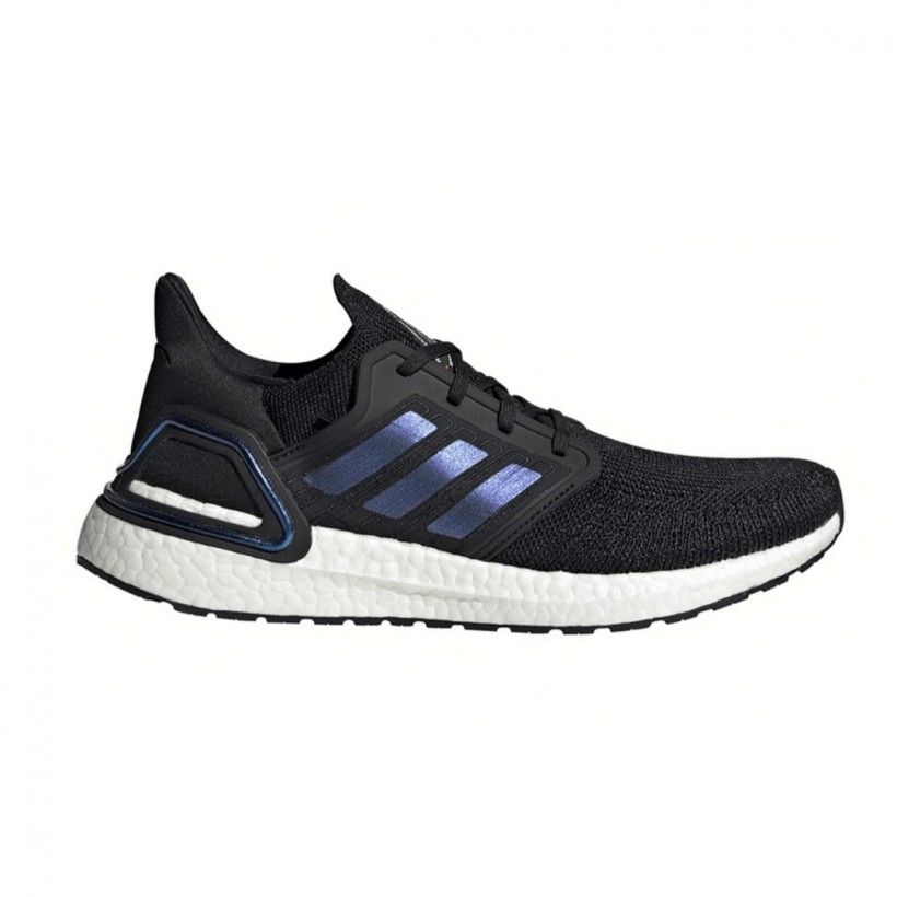 Adidas Ultra Boost 20 Black Blue Purple Mens Shoes PV20