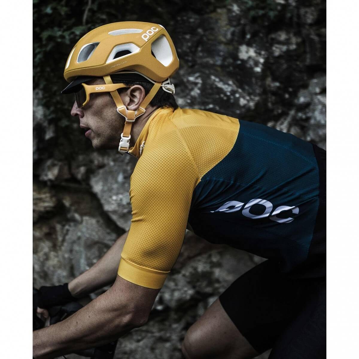 Casco POC Ventral Air Spin Sulphite Amarillo Mate