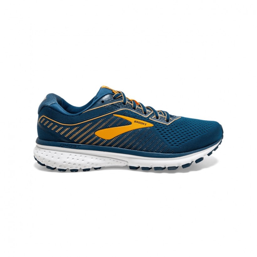 Brooks Ghost 12 Blau Gelb SS20 Herrenschuhe