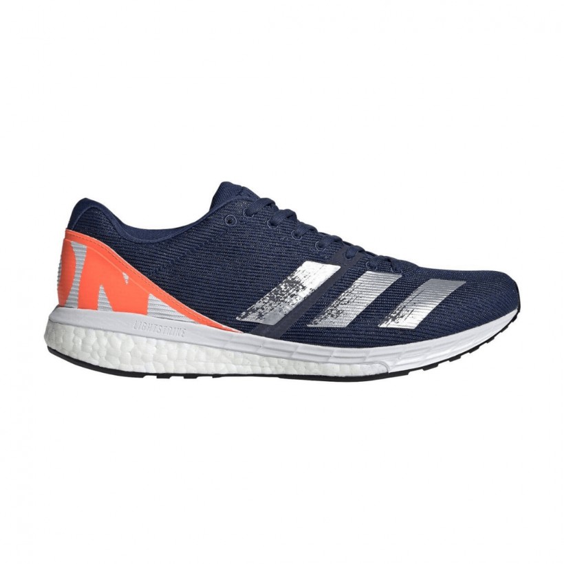 Adidas Adizero Boston 8 Blau Weiß SS20 Herrenschuhe