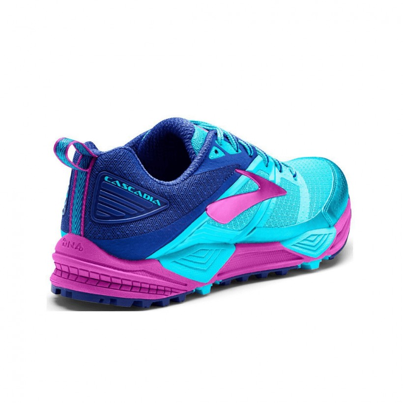 Brooks Cascadia 12 Chaussures De Trail Femme Violet Bleu