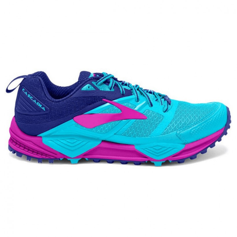 Brooks Cascadia 12 Damen Trail Schuhe Lila und Blau AW17