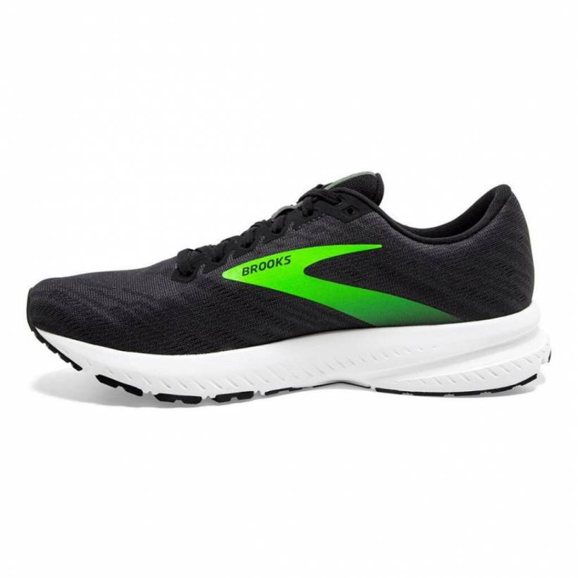 Zapatillas Brooks Launch 7 Negro Verde Hombre