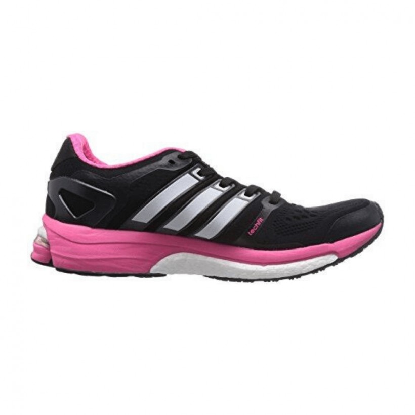 Zapatillas Adidas Adistar Boost ESM Negro Rosa Mujer