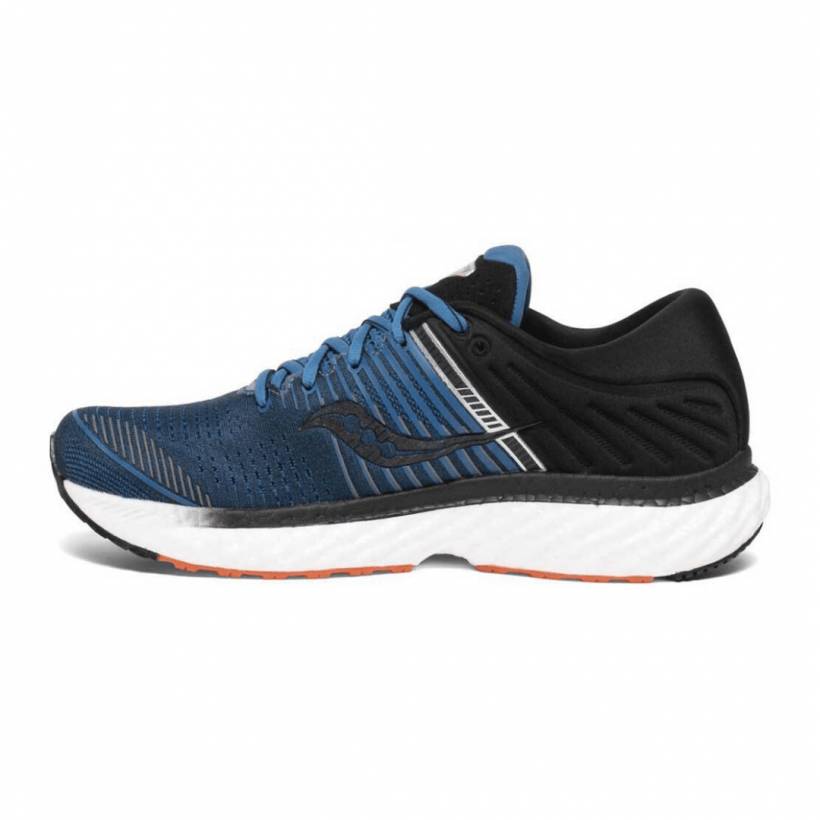 Chaussures Running Homme Saucony Triumph 17 Bleu Noir SS20