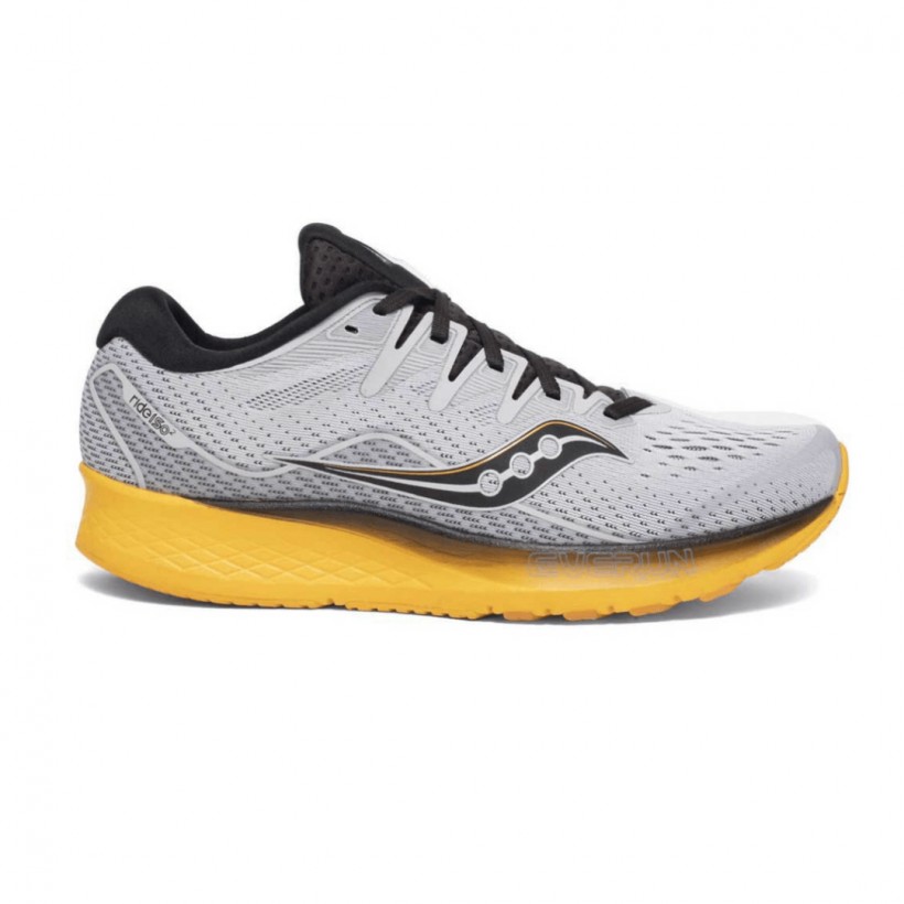Saucony Ride ISO 2 Grau Orange SS20 Herrenschuhe