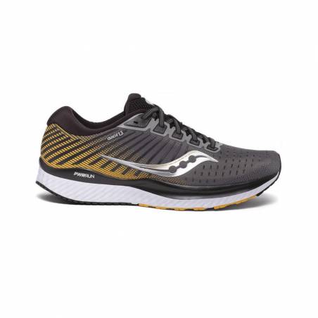 Saucony Guide 13 Grau Gelb SS20 Herren Laufschuhe