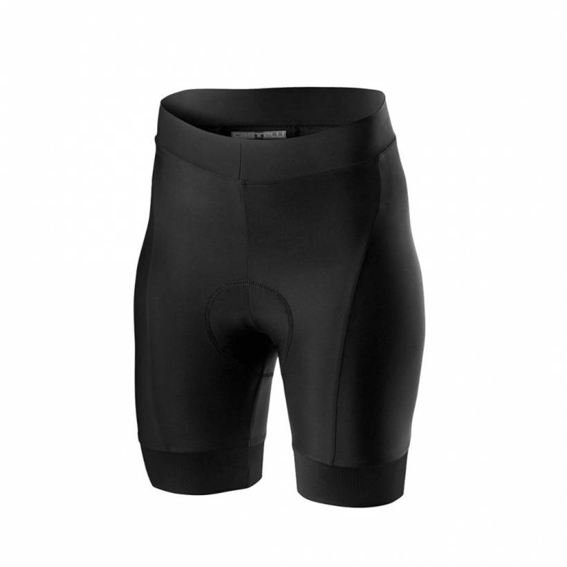 Culote Sin Tirantes Castelli Prima Negro Rojo Mujer