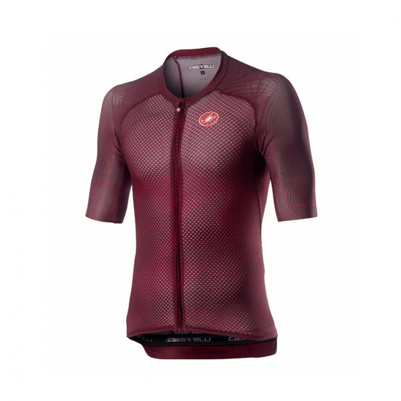 Castelli Climbers 3.0 Rosso Corsa Kurzarm Maroon Man Jersey