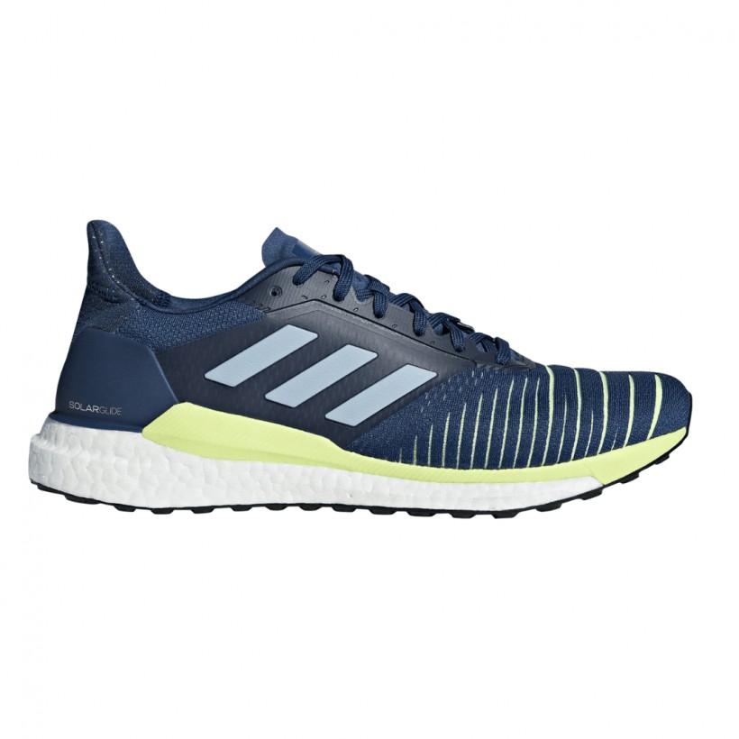 Adidas Solar Glide PV19 Blue White Yellow Men's Running Shoes