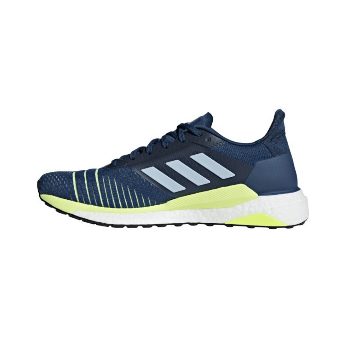 Zapatillas Adidas Solar Glide Azul Blanco Amarillo Hombre