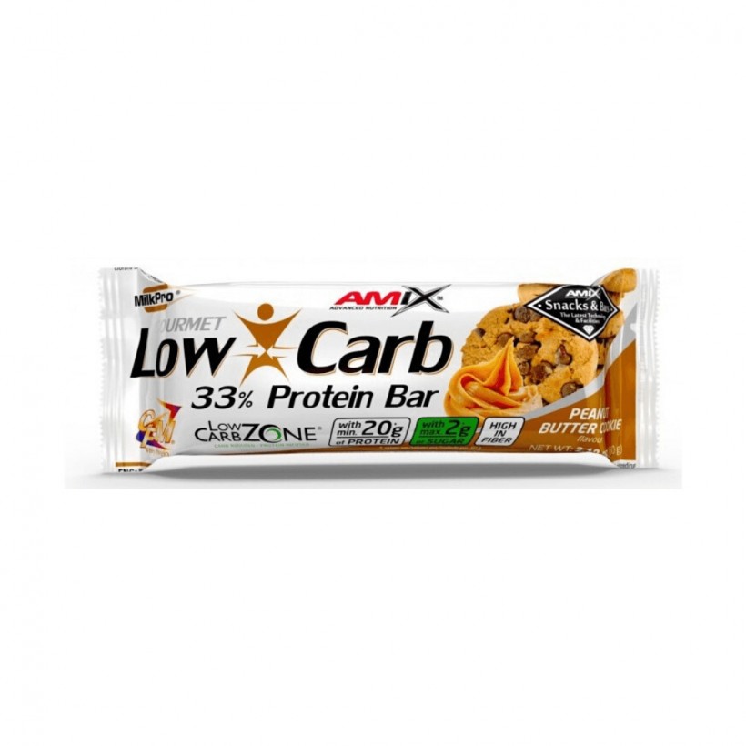 Amix Low-Carb Protein Bar 33% Peanut 60g