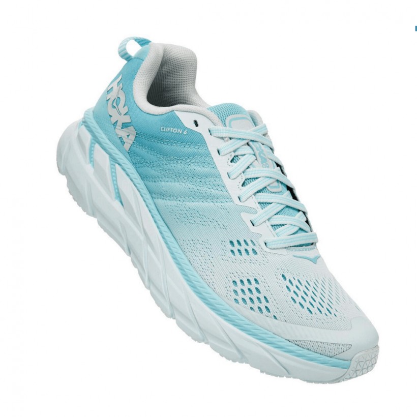 Hoka One One Clifton 6 Blue White SS20 Woman Shoes